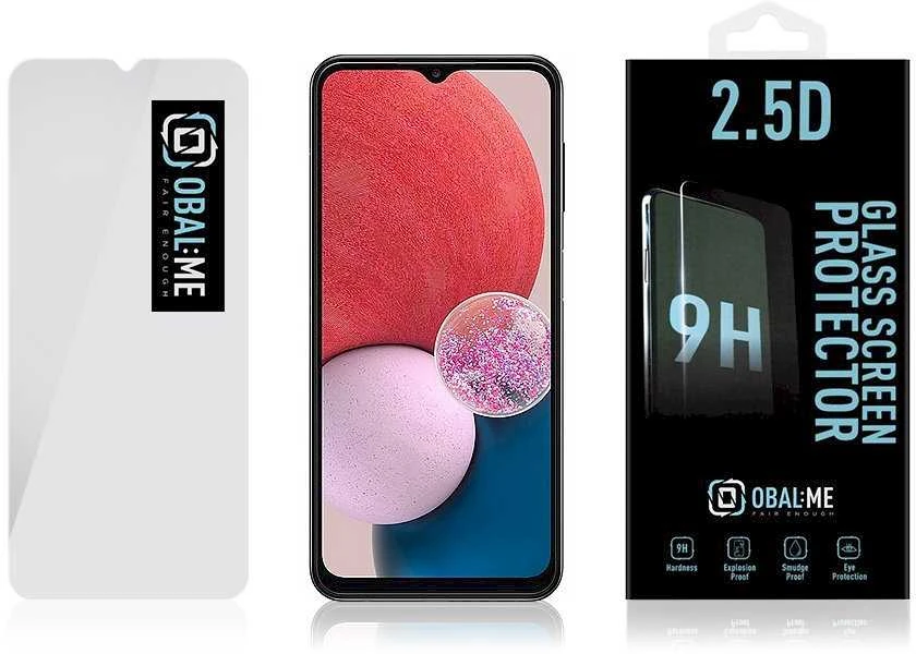 OBAL:ME 2.5D apsauginis stiklas Samsung Galaxy A13 4G Clear