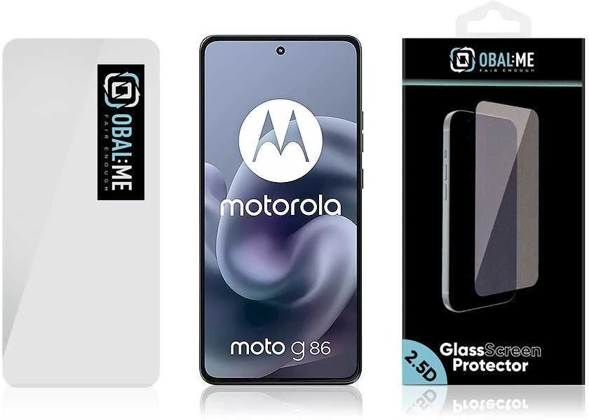 OBAL:ME 2.5D apsauginis stiklas Screen Protector skirtas Motorola G86/G86 Power Clear