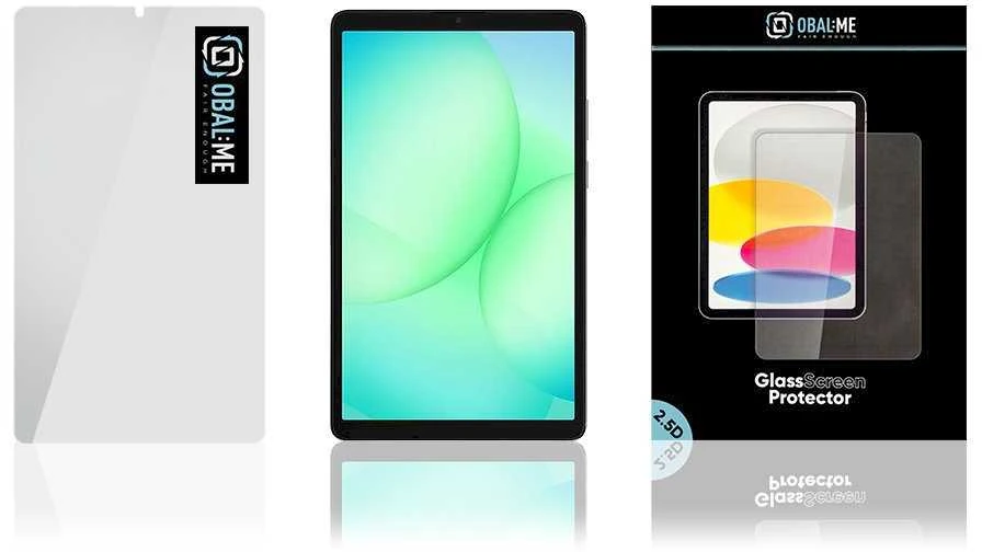 OBAL:ME 2.5D Apsauginis stiklas Screen Protector skirtas Samsung Galaxy Tab A11/A9 Clear