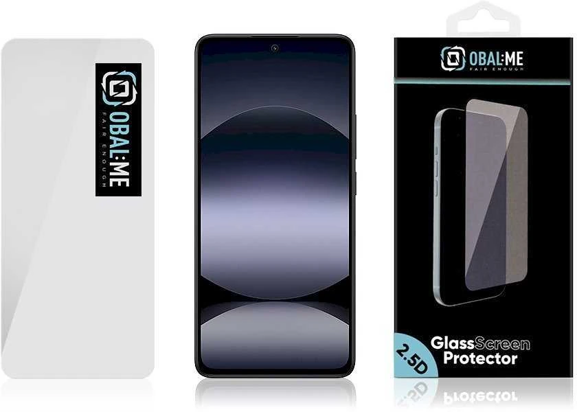 OBAL:ME 2.5D apsauginis stiklas Xiaomi Redmi Note 14 4G/5G Clear