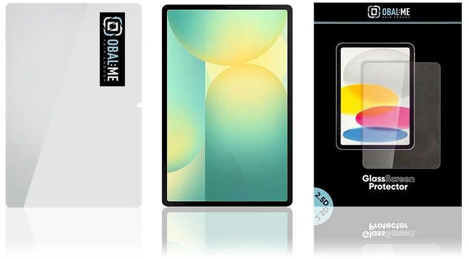 OBAL:ME 2.5D Apsauginis stiklas Screen Protector skirtas Samsung Galaxy Tab S10 Lite/S9/S9 FE/S10 FE Clear