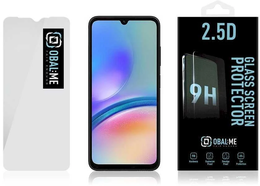 OBAL:ME 2.5D apsauginis stiklas telefonui Samsung Galaxy A05s Clear