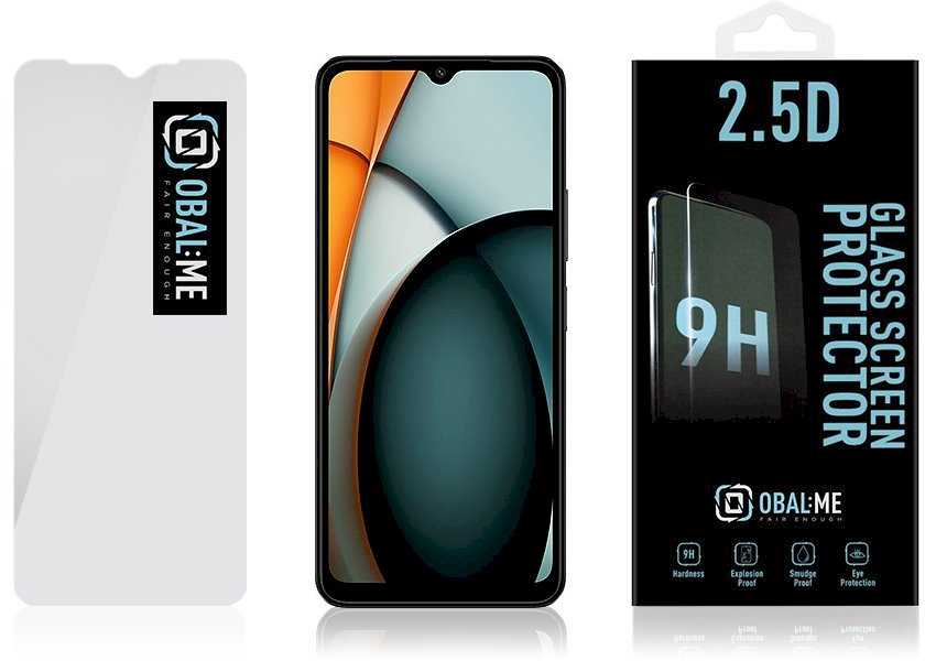OBAL:ME 2.5D apsauginis stiklas Xiaomi Redmi A3 Clear