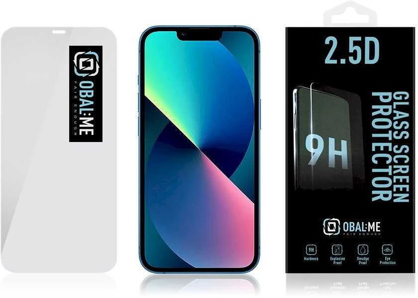 OBAL:ME 2.5D apsauginis stiklas telefonui Apple iPhone 12 mini Clear