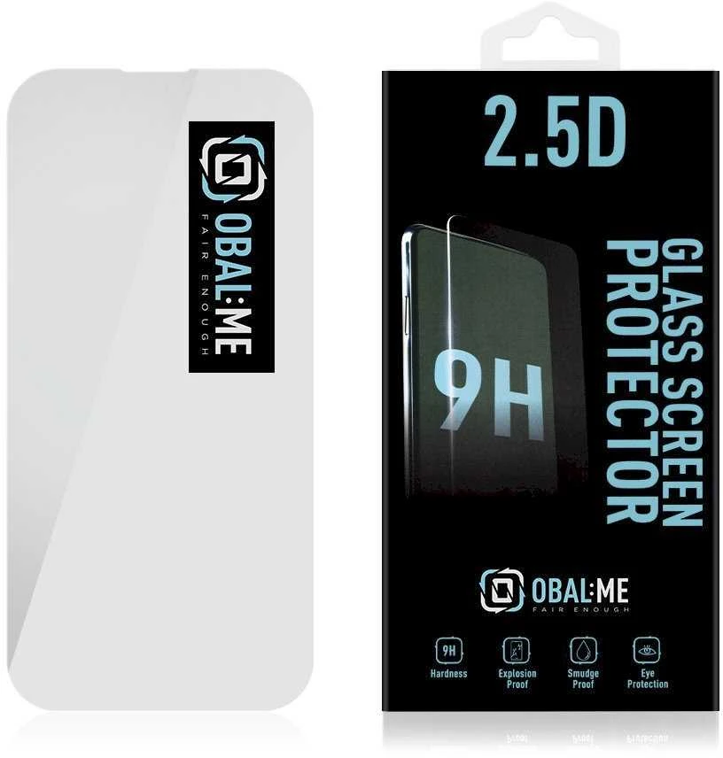 OBAL:ME 2.5D apsauginis stiklas telefonui iPhone 14 Pro Clear