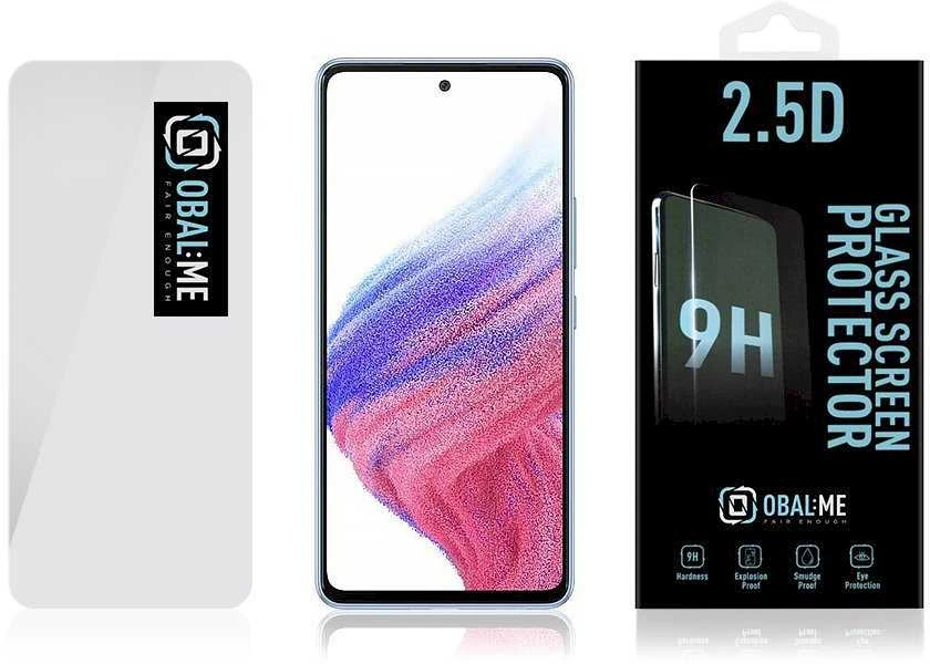 OBAL:ME 2.5D apsauginis stiklas Samsung Galaxy A52/A52 5G/A52s 5G/A53 5G Clear