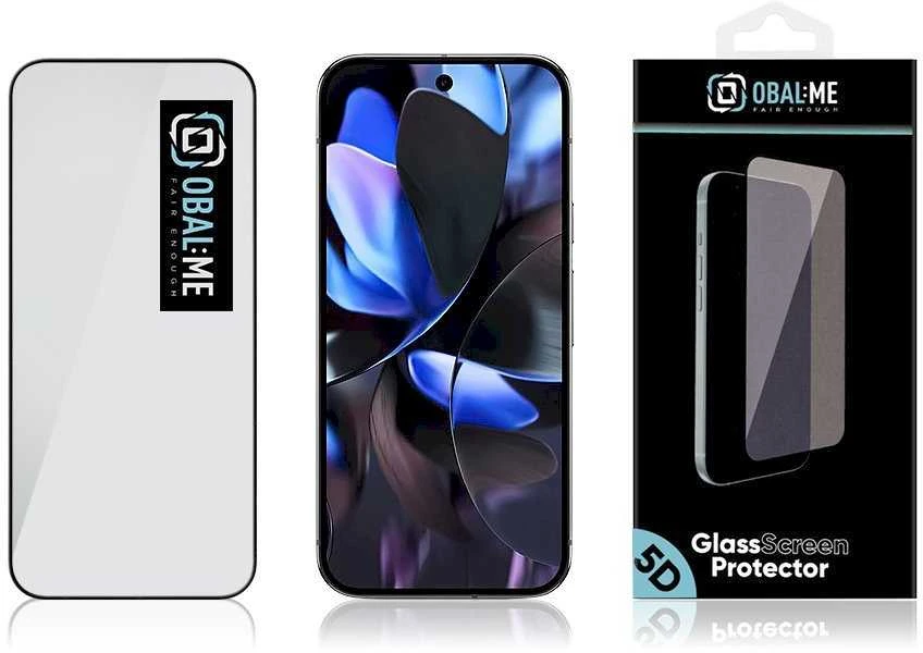 OBAL:ME 5D Apsauginis stiklas Screen Protector skirtas Google Pixel 10/10 Pro Juodas