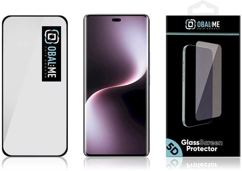OBAL:ME 5D ekrano apsauga Honor Magic7 Lite Juodas