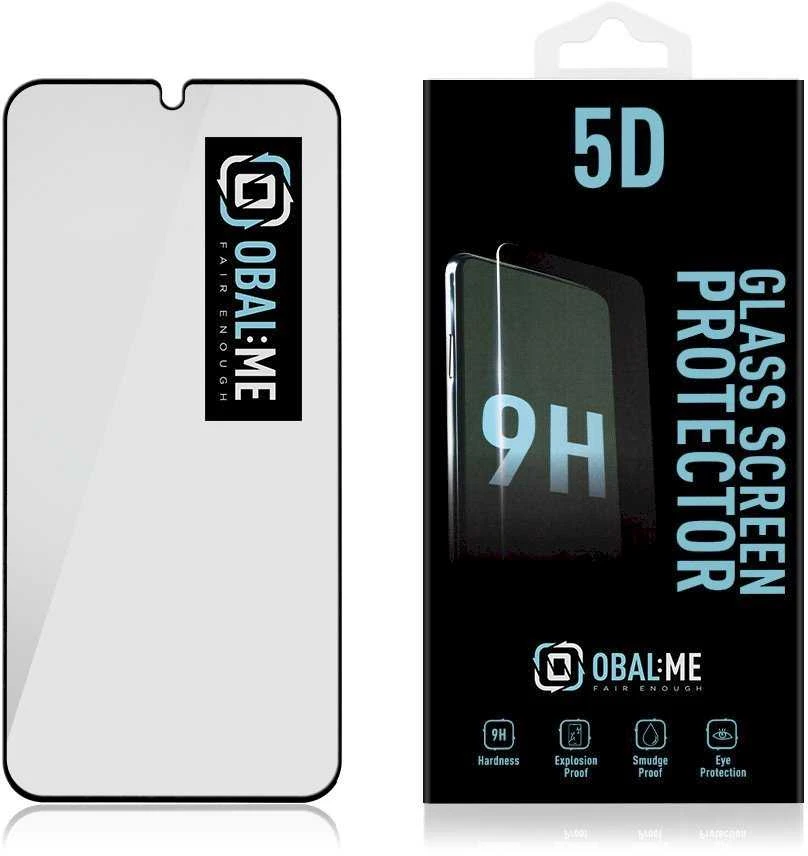 OBAL:ME 5D apsauginis stiklas telefonui Samsung Galaxy A34 5G Juodas