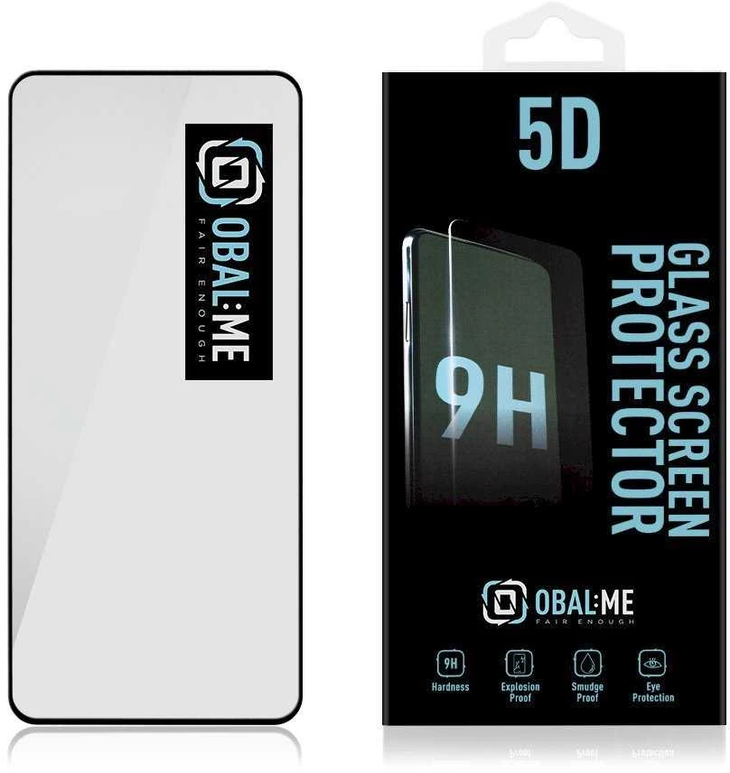 OBAL:ME 5D apsauginis stiklas telefonui Xiaomi Redmi Note 13 Pro 4G/5G Juodas