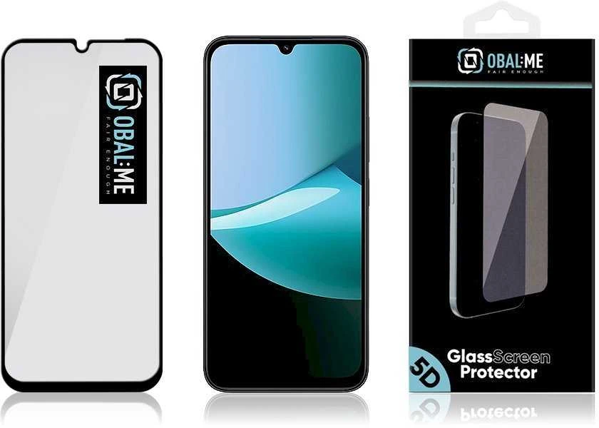 OBAL:ME 5D Glass Apsauginis stklas skirtas Xiaomi Redmi 15C 4G Juodas