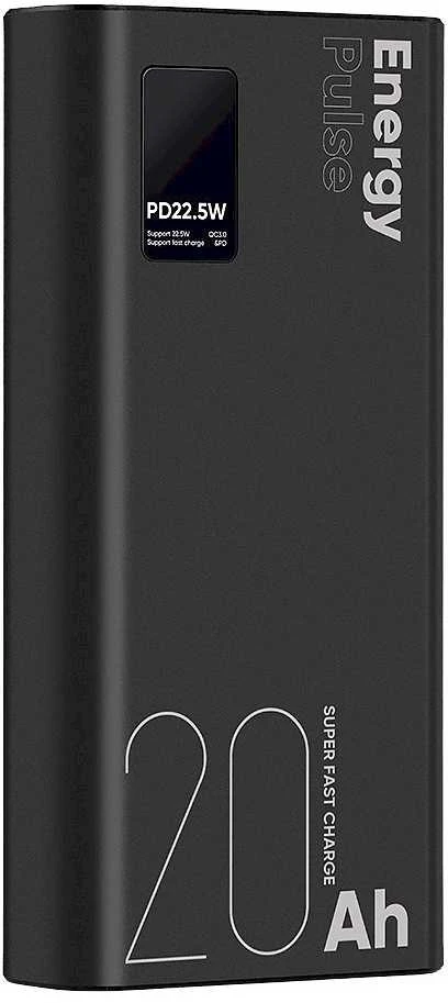 OBAL:ME EnergyPulse Powerbank 20000mAh 22.5W juodos spalvos