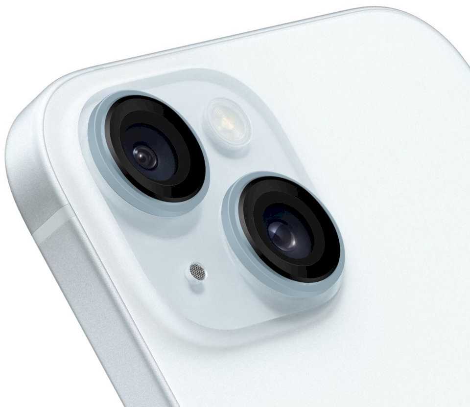 OBAL:ME lešio apsauga skirta Apple iPhone 15/15 Plus mėlynos spalvos