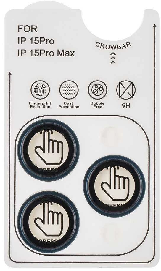 OBAL:ME lešio apsauga skirta Apple iPhone 15 Pro/15 Pro Max mėlynos spalvos Titanium