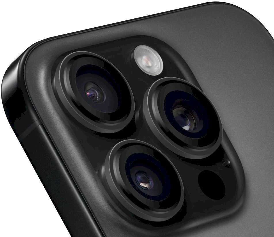 OBAL:ME lešio apsauga skirta Apple iPhone 15 Pro/15 Pro Max juodos spalvos Titanium