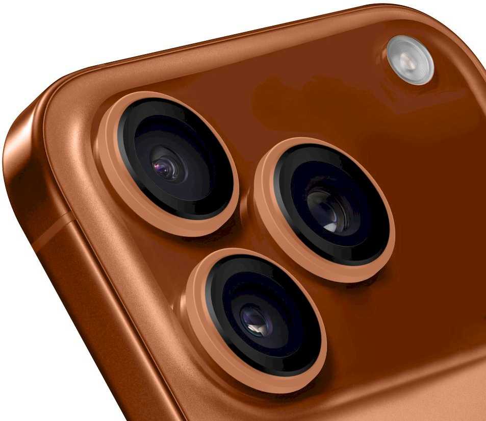 OBAL:ME kameros apsauga skirta Apple iPhone 17 Pro/17 Pro Max Oranžinis