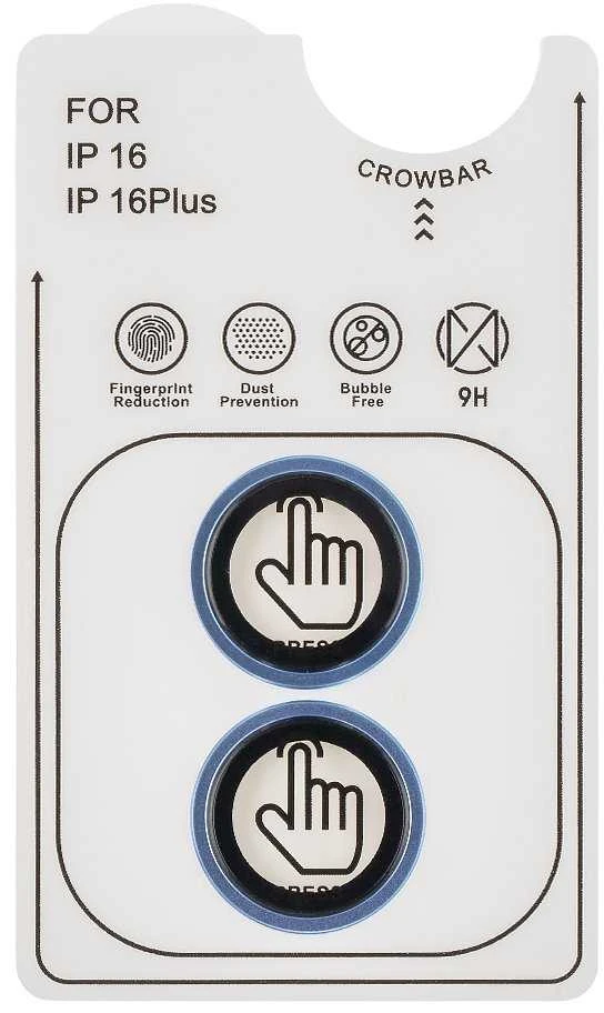 OBAL:ME lešio apsauga skirta Apple iPhone 16/16 Plus Ultramarine