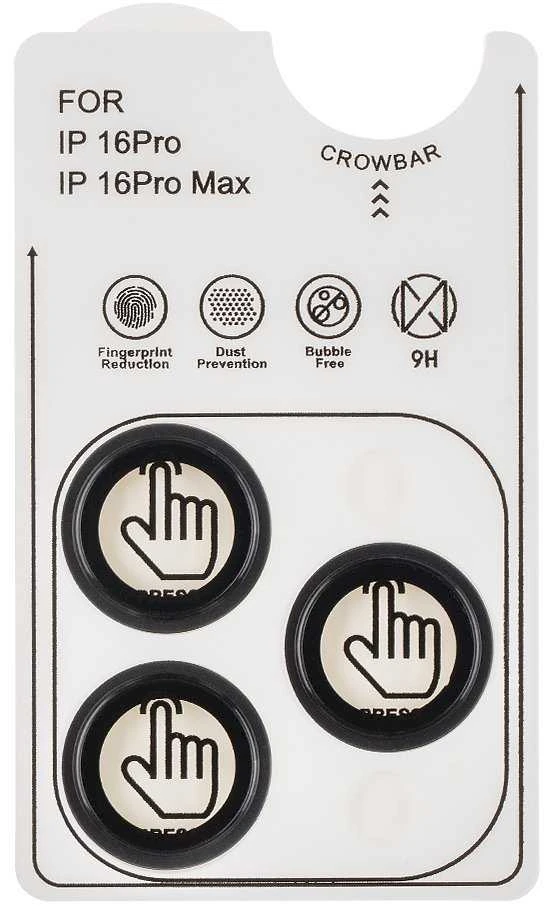 OBAL:ME lešio apsauga skirta Apple iPhone 16 Pro/16 Pro Max juodos spalvos Titanium