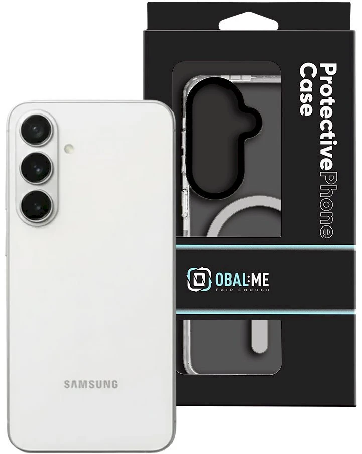 OBAL:ME MagNetix Bumper dėklas skirtas Samsung Galaxy S26 baltos spalvos