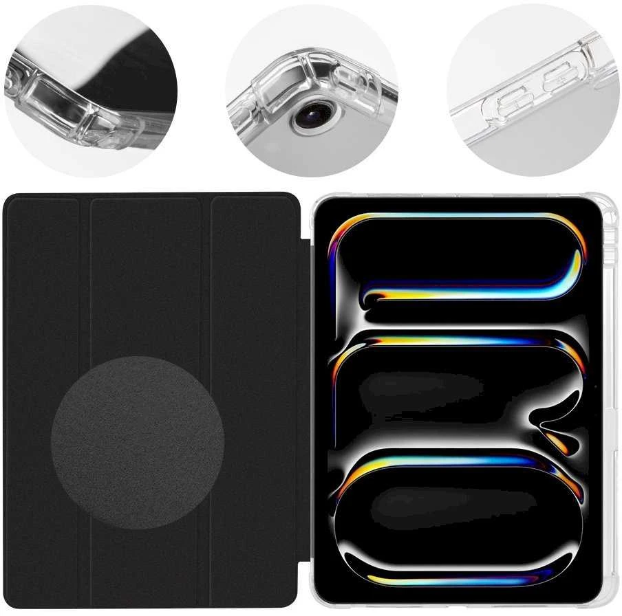 OBAL:ME MistyTab dėklas skirtas Apple iPad Pro 11 (2024) juodos spalvos