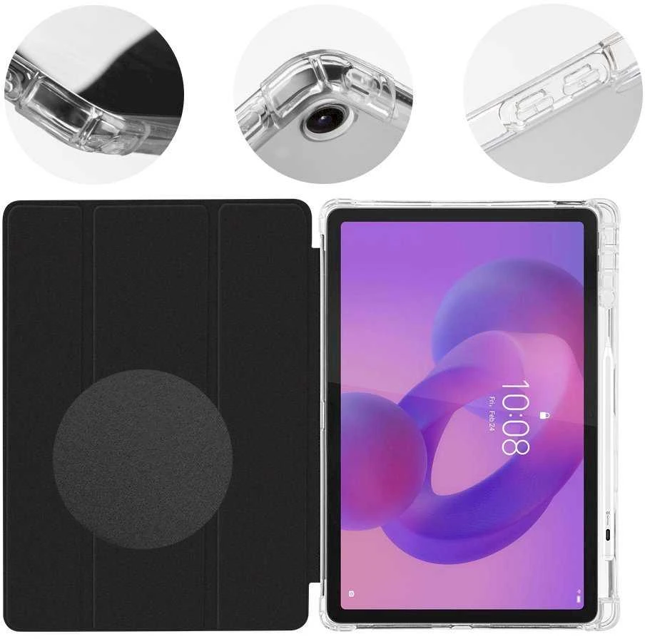 OBAL:ME MistyTab dėklas skirtas Lenovo Idea Tab 11 juodos spalvos