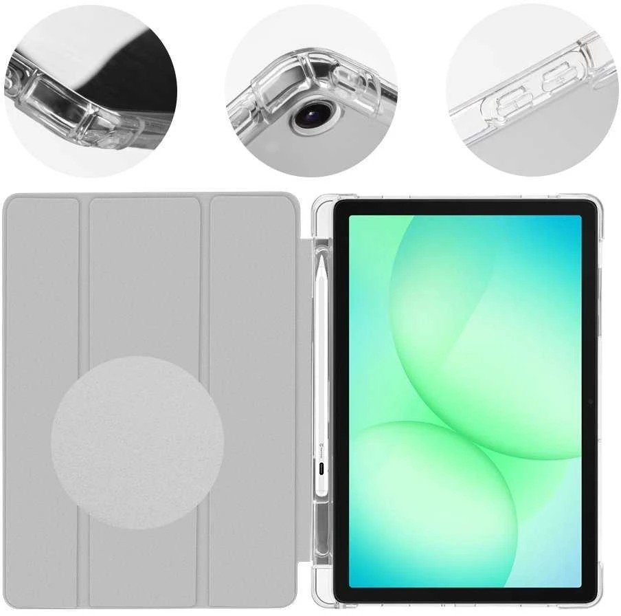 OBAL:ME MistyTab dėklas skirtas Samsung Galaxy Tab A11+ Light Gray