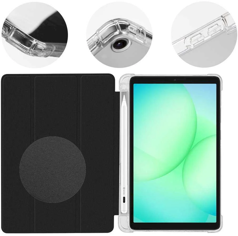 OBAL:ME MistyTab dėklas skirtas Samsung Galaxy Tab A11/A9 Juodas