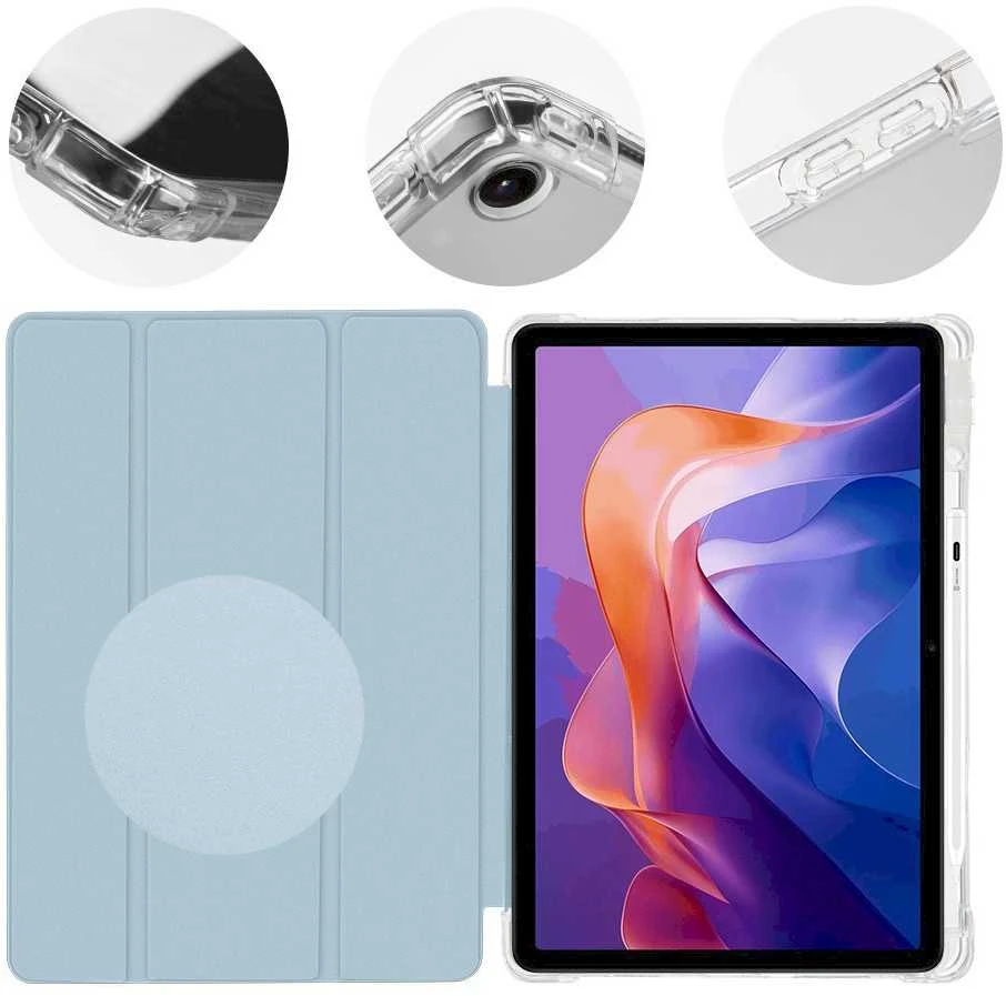 OBAL:ME MistyTab dėklas skirtas Xiaomi Redmi Pad 2 žydros spalvos