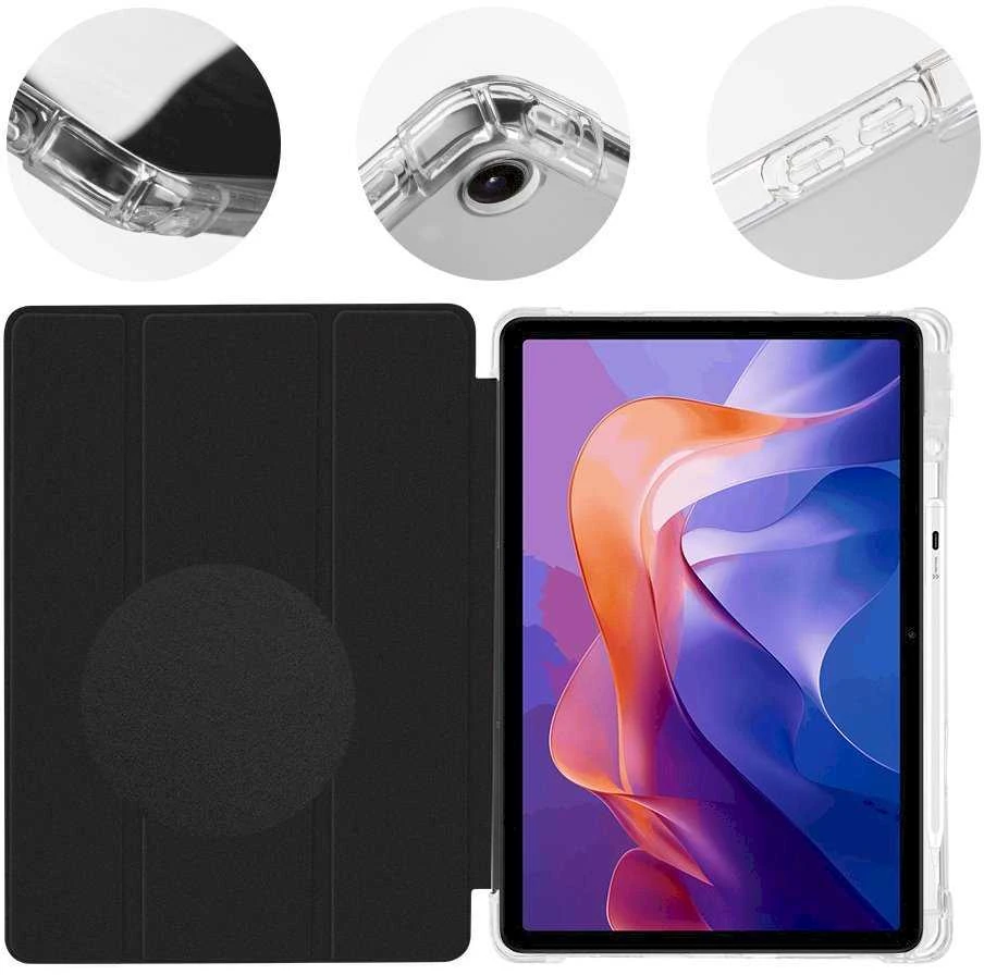 OBAL:ME MistyTab dėklas skirtas Xiaomi Redmi Pad 2 juodos spalvos