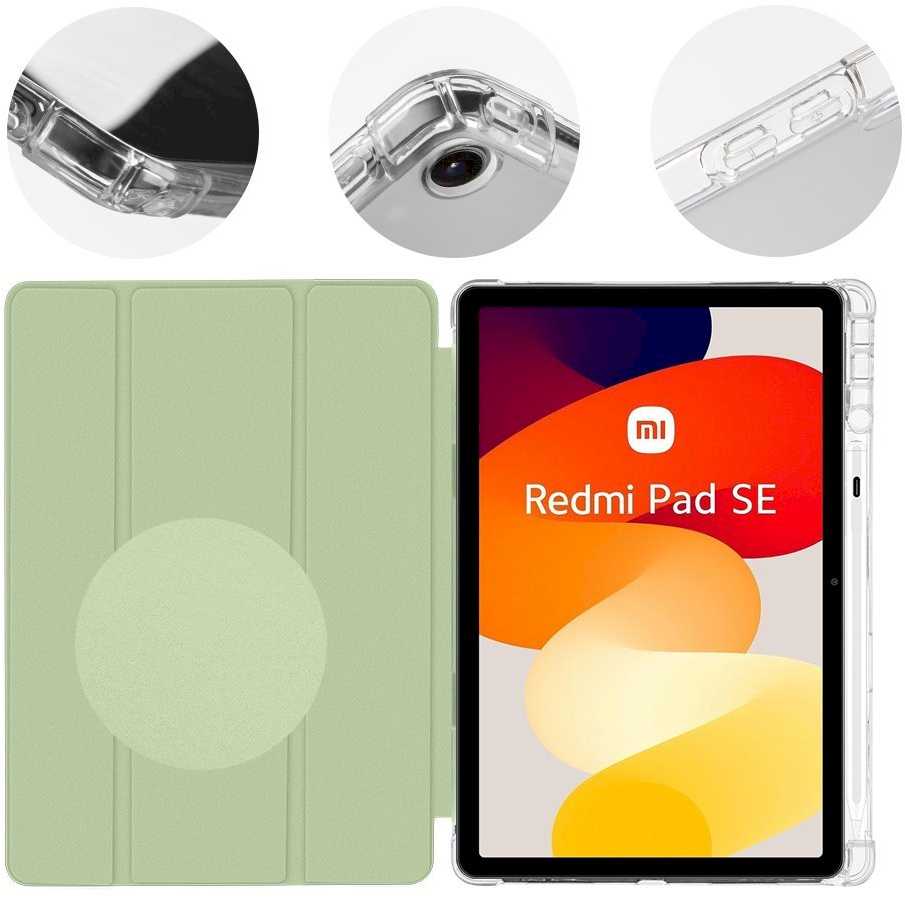 OBAL:ME MistyTab dėklas skirtas Xiaomi Redmi Pad SE žalios spalvos
