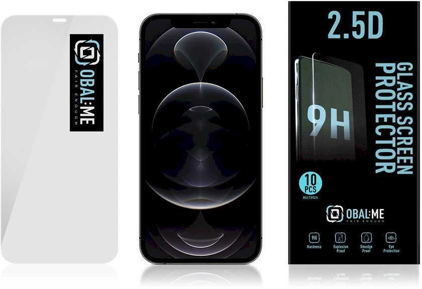 OBAL:ME Multipack 2.5D apsauginis stiklas skirtas Apple iPhone 12/12 Pro Clear (10vnt)