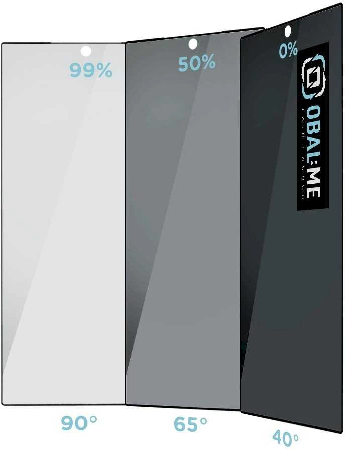 OBAL:ME Privacy 5D ekrano apsauga Samsung Galaxy S24 Ultra Juodas