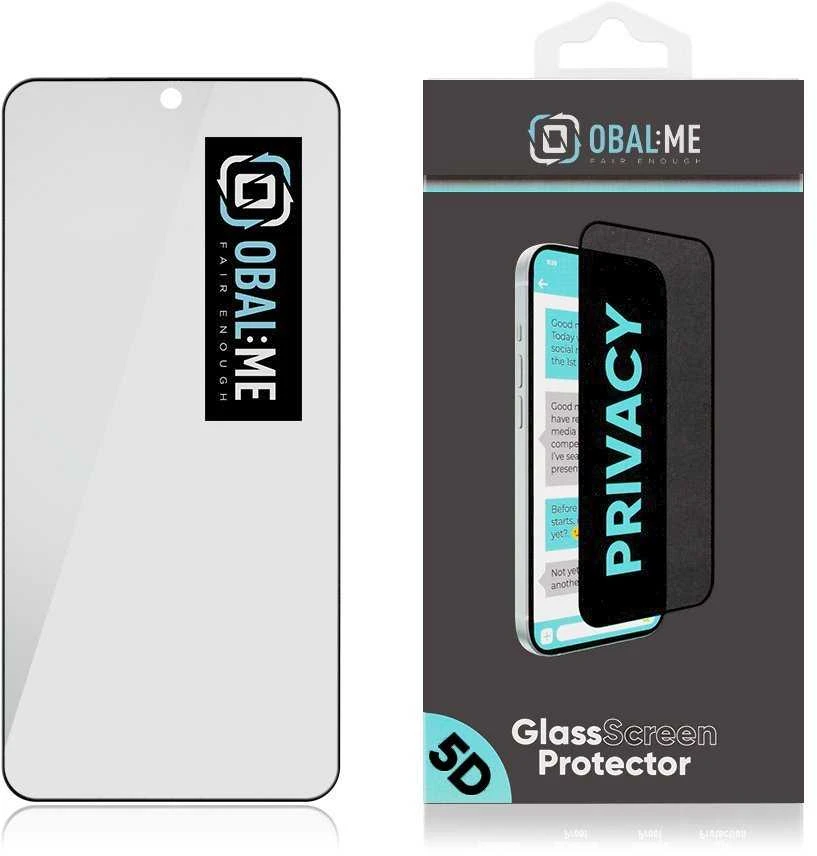 OBAL:ME Privacy 5D ekrano apsauga telefonui Samsung Galaxy S24 Juodas