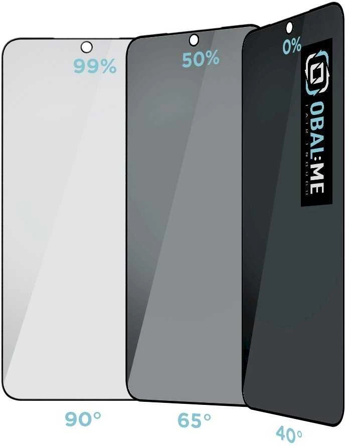 OBAL:ME Privacy 5D ekrano apsauga Samsung Galaxy A56 5G Juodas