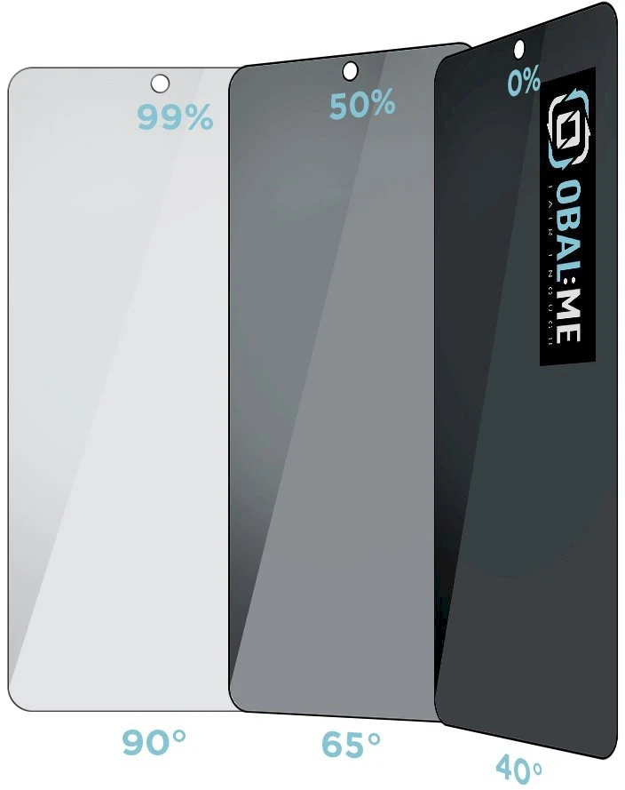 OBAL:ME Privacy 5D Apsauginis stiklas Screen Protector skirtas Samsung Galaxy S26 Juodas