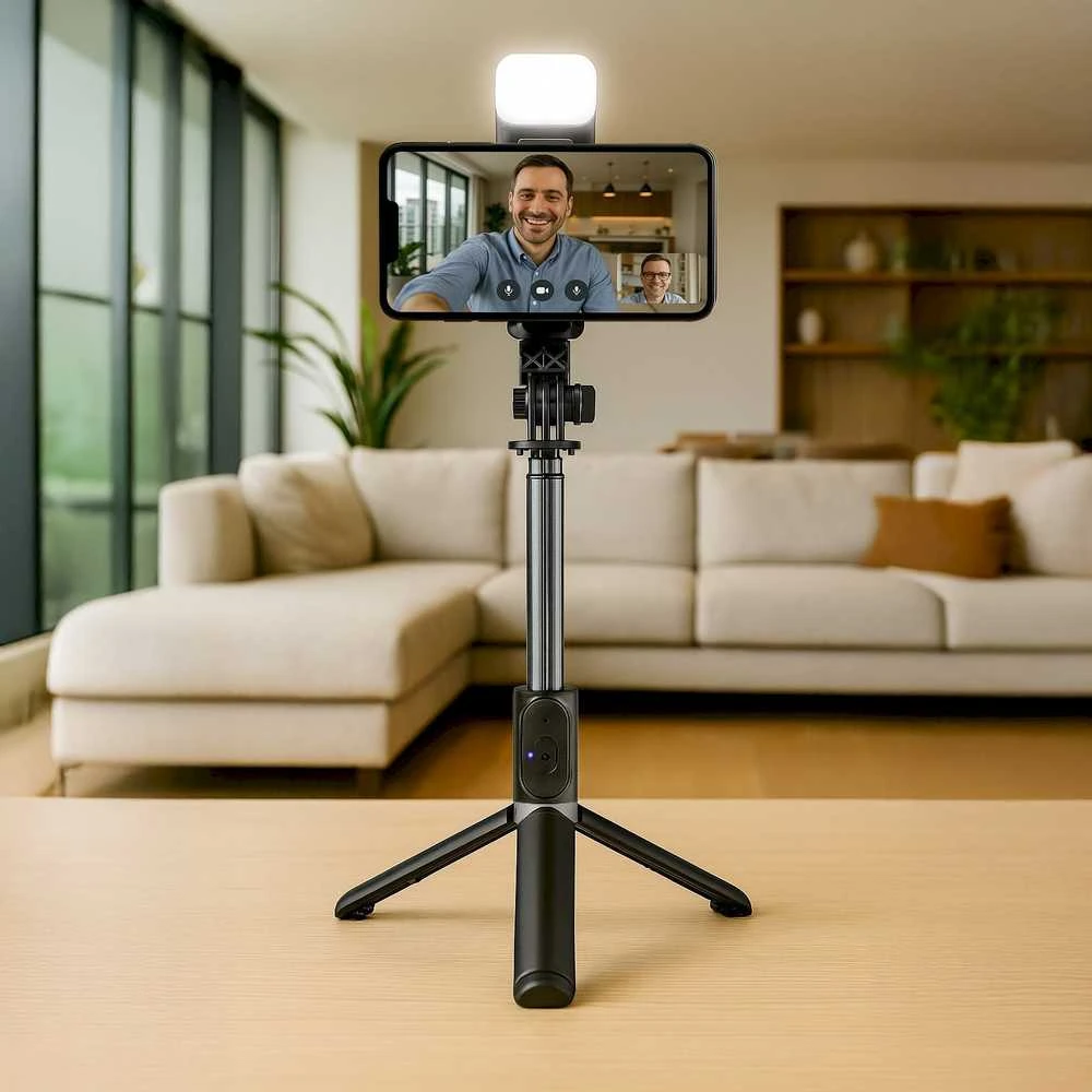 OBAL:ME SelfiePod Glow Juodas