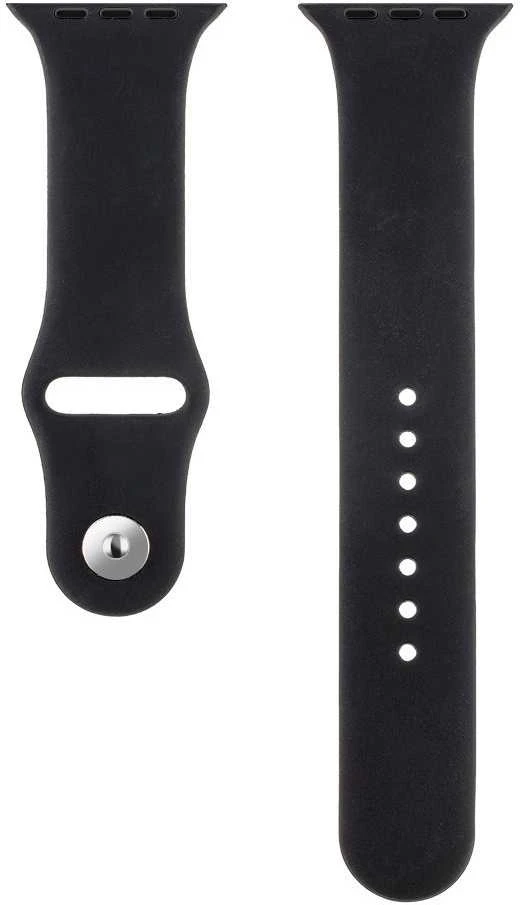 OBAL:ME silikoninė apyrankė skirta Apple Watch 38-41mm S-M juodos spalvos