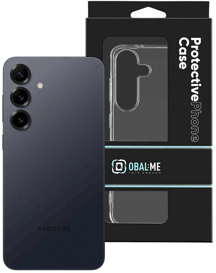 OBAL:ME TPU dėklas skirtas Samsung Galaxy S25 skaidrus