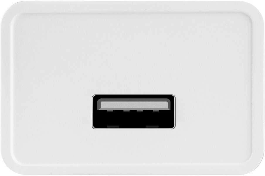 OBAL:ME laidinis įkroviklis USB-A 10W + USB-A/USB-C kabelis 1m baltos spalvos