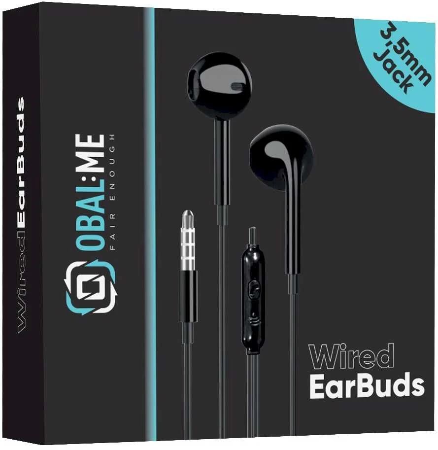 OBAL:ME laidinės ausinės 3.5mm Jack juodos spalvos