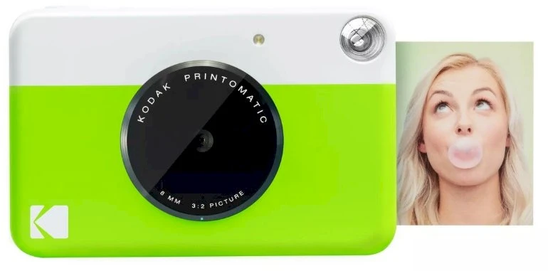 Momentinė kamera - Kodak Printomatic 10MP ZINK nuotraukų spausdintuvas žalias