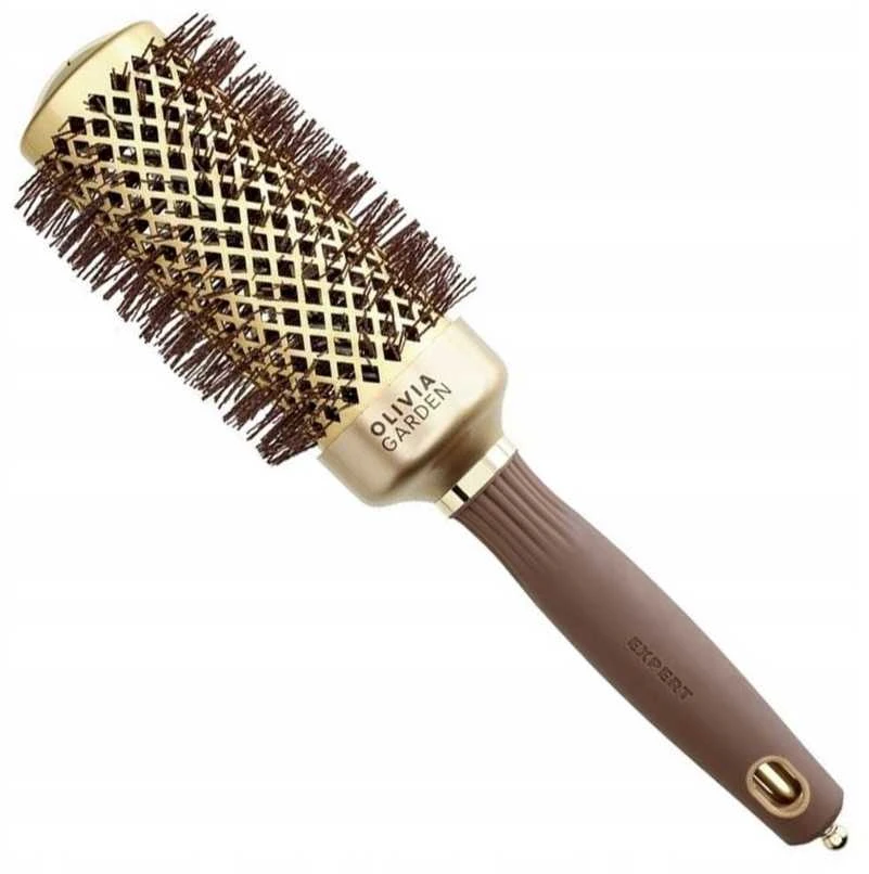 Plaukų šepetys džiovinimui Olivia Garden Expert Blowout Shine Gold&Brown 45 mm