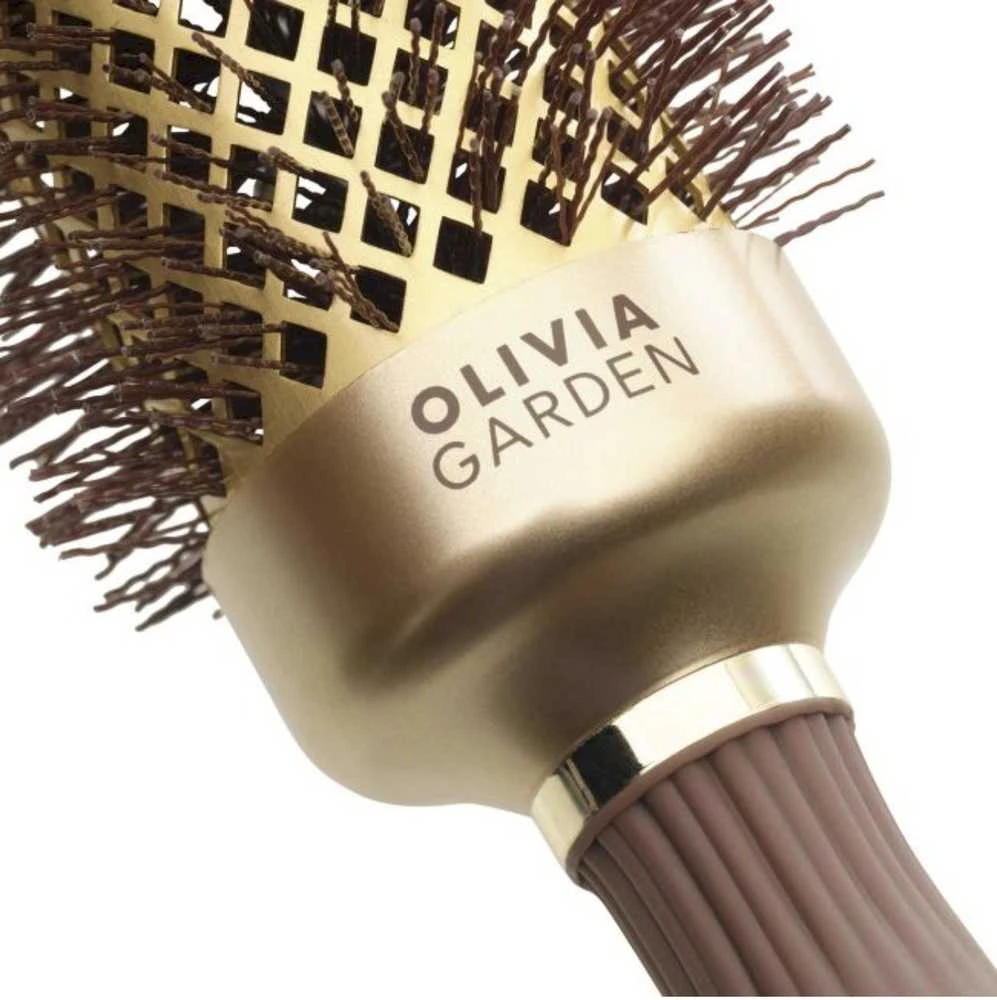Plaukų šepetys džiovinimui Olivia Garden Expert Blowout Shine Gold&Brown 45 mm