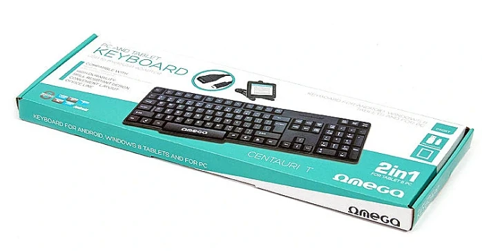 Omega klaviatūra OK-05 USB / micro USB (41829)