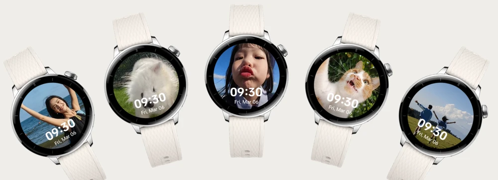 Išmanusis laikrodis OnePlus Watch 3 43mm 3.35 cm (1.32") AMOLED Digital 466 x 466 pikselių Jutiklinis ekranas Sidabrinis, Titanium Wi-Fi GPS (satellite)