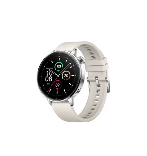 Išmanusis laikrodis OnePlus Watch 3 43mm 3.35 cm (1.32") AMOLED Digital 466 x 466 pikselių Jutiklinis ekranas Sidabrinis, Titanium Wi-Fi GPS (satellite)