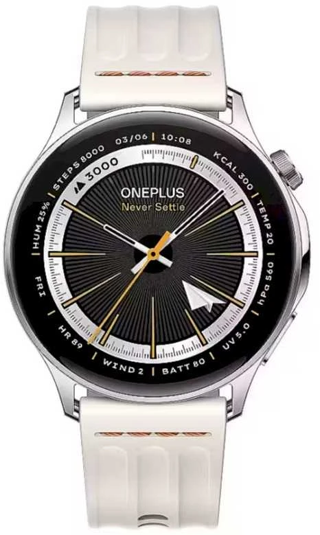 „OnePlus Watch Lite“ – išmanusis laikrodis, sidabrinis