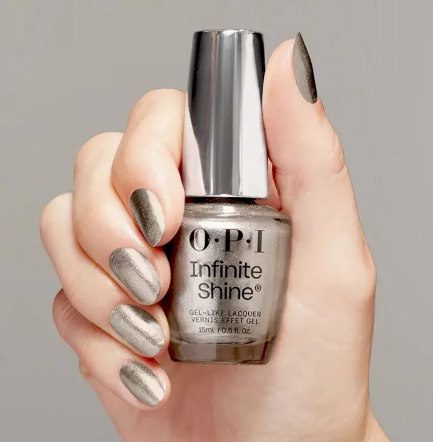 OPI „Infinite Shine“ gelinis lakas „Work From Chrome“, 15 ml