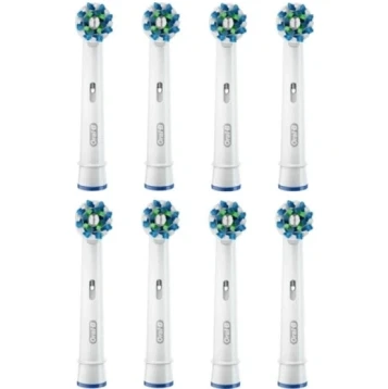 Braun Oral-B EB50-8 Cross Action Pro Dantų Šepetėlio Galvutės, 8 Vnt.