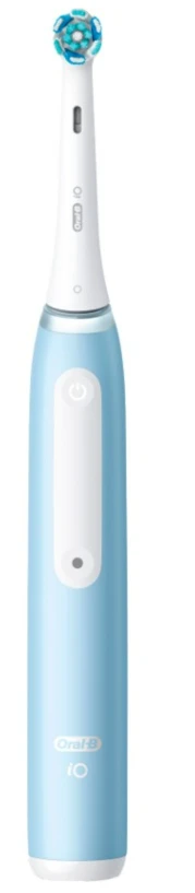Oral-B Elektrinis dantų šepetėlis | iO3N | Įkraunamas | Suaugusiems | Šepetėlių skaičius galvutės įeina 1 | Number of teeth brushing modes 3 | Ice Mėlyna